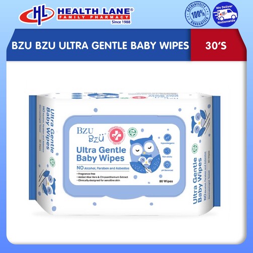 BZU BZU ULTRA GENTLE BAYI TISSUE LEMBAP (30'S)